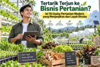 Tertarik Terjun ke Bisnis Pertanian? Ini 10 Usaha Pertanian Modern yang Menjanjikan dan Layak Dicoba. (Gambar: Ilustrasi AI)