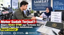 Motor Sudah Terjual? Segera Blokir STNK agar Terhindar dari Masalah Pajak dan Administrasi, Begini Caranya. (Gambar: Ilustrasi AI)