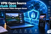 10 VPN Open Source Terbaik 2026 untuk Nonton Video dengan Aman. (Gambar: Ilustrasi AI)