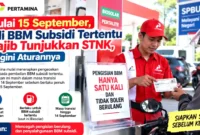 Mulai 15 September, Beli BBM Subsidi Tertentu Wajib Tunjukkan STNK, Begini Aturannya. (Foto: Ilustrasi AI)