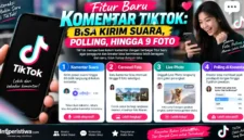 Fitur Baru Komentar TikTok: Bisa Kirim Suara, Polling, hingga 9 Foto. (Gambar: Ilustrasi AI)