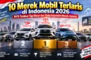 10 Merek Mobil Terlaris di Indonesia 2026, BYD Tembus Tiga Besar dan Ungguli Sejumlah Merek Jepang. (Gambar: Ilustrasi AI)