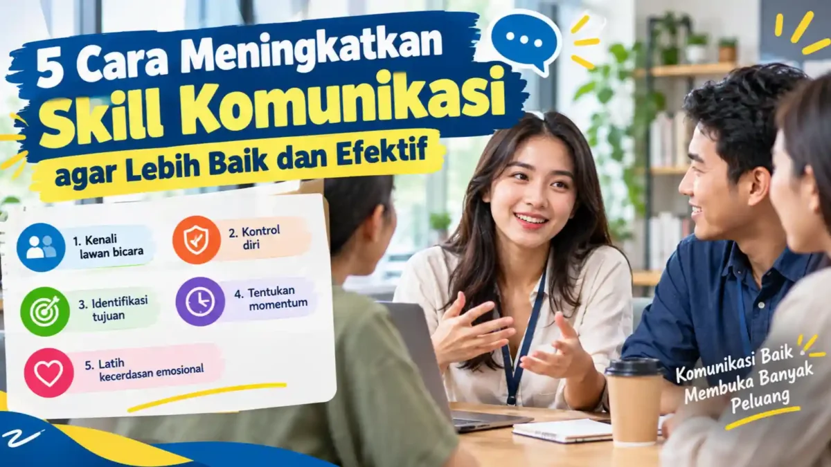 5 Cara Meningkatkan Skill Komunikasi agar Lebih Baik dan Efektif. (Gambar: Ilustrasi AI)