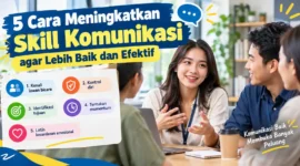 5 Cara Meningkatkan Skill Komunikasi agar Lebih Baik dan Efektif. (Gambar: Ilustrasi AI)
