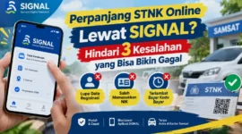 Perpanjang STNK Online Lewat SIGNAL? Hindari 3 Kesalahan yang Bisa Bikin Gagal. (Gambar: Ilustrasi AI)