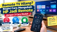 Remote TV Hilang? Begini Cara Mengubah HP Jadi Remote dengan 3 Cara Mudah. (Gambar: Ilustrasi AI)