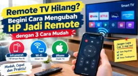 Remote TV Hilang? Begini Cara Mengubah HP Jadi Remote dengan 3 Cara Mudah. (Gambar: Ilustrasi AI)