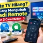Remote TV Hilang? Begini Cara Mengubah HP Jadi Remote dengan 3 Cara Mudah. (Gambar: Ilustrasi AI)