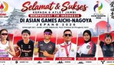 Enam Atlet Jambi di Asian Games 2026 Perkuat Indonesia, Ini Daftarnya. (Foto: koni/infojambi)