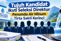 Tujuh Kandidat Ikuti Seleksi Direktur Perumda Air Minum Tirta Sakti Kerinci. (Gambar: Ilustrasi AI)