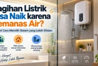 Tagihan Listrik Bisa Naik karena Pemanas Air? Begini Cara Memilih Sistem yang Lebih Efisien. (Gambar: Ilustrasi AI)