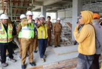 Wali Kota Alfin Tinjau Progres Pembangunan Pasar Sungai Penuh, Ditargetkan Rampung Akhir Oktober 2026. (Foto: Facebook/prokopim kota sungai penuh)