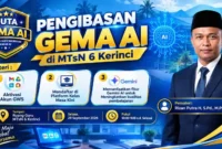 MTsN 6 Kerinci Gelar Pengimbasan GEMA AI untuk Perkuat Pembelajaran Digital. (Gambar: mtsn6kerinci.mdrsh)