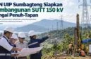 PLN UIP Sumbagteng Siapkan Pembangunan SUTT 150 kV Sungai Penuh-Tapan. (Gambar: Ilustrasi AI)