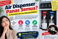 Air Dispenser Panas Semua? Kenali Penyebab dan Cara Memperbaikinya. (Gambar: Ilustrasi AI)