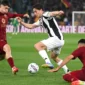 Juventus vs Rennes Imbang 2-2, VAR Batalkan Gol Lucumi. (Foto: AFP/ALBERTO PIZZOLI/kompas)