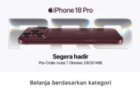 Jangan Ketinggalan, Besok Mulai Pre-Order iPhone 18 Pro! (Foto: Hello Store/Blibli)