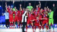 Timnas Indonesia Juara FIFA ASEAN Cup 2026. (Foto: KOMPAS.com/ADIL NURSALAM)