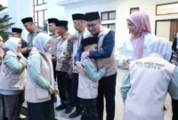 Wali Kota Alfin Lepas 41 Peserta Kafilah MTQ Sungai Penuh ke Tingkat Provinsi Jambi. (Foto: inbrita)