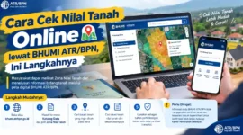 Cara Cek Nilai Tanah Online lewat BHUMI ATR/BPN, Ini Langkahnya. (Gambar: Ilustrasi AI)