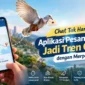 Chat Tak Lagi Harus Instan, Aplikasi Pesan Lambat dengan Merpati Digital Mulai Dilirik Gen Z. (Gambar: Ilustrasi AI)