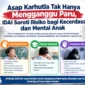Asap Karhutla Tak Hanya Mengganggu Paru, IDAI Soroti Risiko bagi Kecerdasan dan Mental Anak. (gambar: Ilustrasi AI)