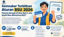 Kemnaker Terbitkan Aturan BSU 2026, Pekerja Bergaji di Atas Rp3,5 Juta Masih Bisa Menerima BSU? (Gambar: Ilustrasi AI)