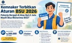 Kemnaker Terbitkan Aturan BSU 2026, Pekerja Bergaji di Atas Rp3,5 Juta Masih Bisa Menerima BSU?