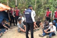 Polda Jambi Amankan 20 Terduga Pengguna Narkoba di Muaro Jambi. (Foto: ANTARA/HO/Humas Polda Jambi)