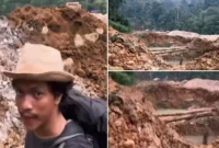 Dugaan Tambang Emas Ilegal di Hutan TNKS Kerinci, Balai TNKS dan Polda Jambi Turun Tangan. (Foto: HO/ISTIMEWA/Goma Ondiya) 