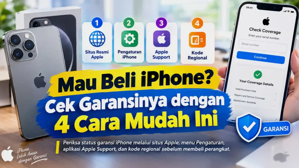 Mau Beli iPhone? Cek Garansinya dengan 4 Cara Mudah Ini. (Gambar: Ilustrasi AI)
