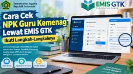 Cara Cek NPK Guru Kemenag Lewat EMIS GTK, Ikuti Langkah-Langkahnya. (Gambar: Ilustrasi AI)