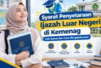 Syarat Penyetaraan Ijazah Luar Negeri di Kemenag, Ini Dokumen dan Alurnya. (Gambar: Ilustrasi AI)