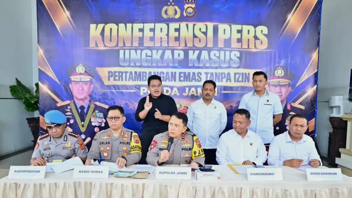 Polda Tangani 32 Kasus PETI di Jambi, 71 Orang Jadi Tersangka. (Foto: jambiekspres.disway)