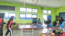 MTsN 4 Kerinci Raih Juara 1 Tenis Meja Ganda Putri di KOMPAS 2026. (Foto: mtsn4kerinci.mdrsh)