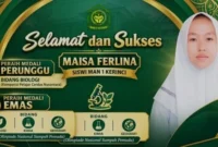 Maisa Ferlina, Siswi MAN 1 Kerinci, Raih Medali Emas dan Perunggu di Dua Kompetisi Akademik Nasional. (Foto: man1kerinci.mdrsh)