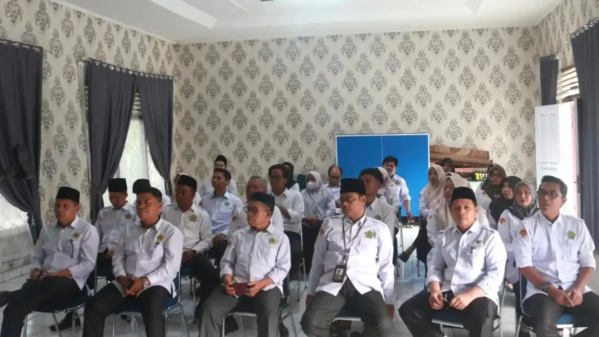 Pembinaan ASN Kemenag Sungai Penuh, Wamenag Tekankan Amanah dan Integritas. (Foto: jambi.kemenag)