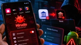 Waspada! Malware Hirudo Mengincar Aplikasi M-Banking, Bisa Curi PIN dan Kuras Saldo Rekening. (Gambar: detikINET via ChatGPT)